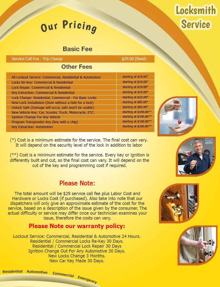 Village Locksmith Store Burbank, CA 818-492-3082